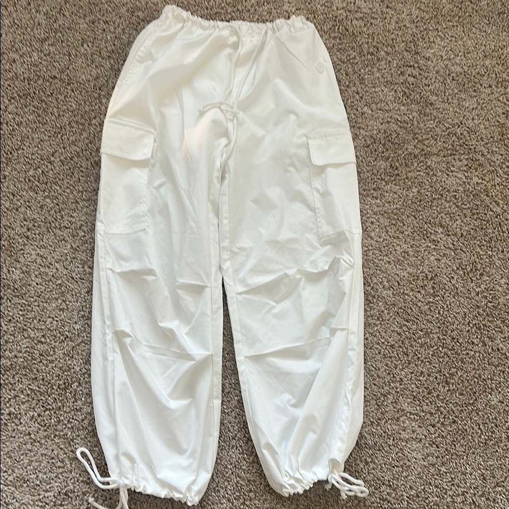SHEIN White Cargo Pants